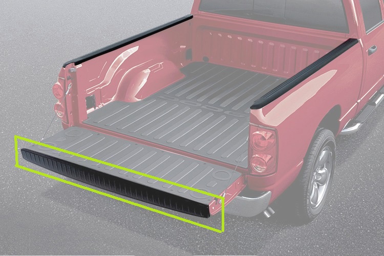 Mopar ABS composite Tailgate Protector 02-08 Dodge Ram - Click Image to Close